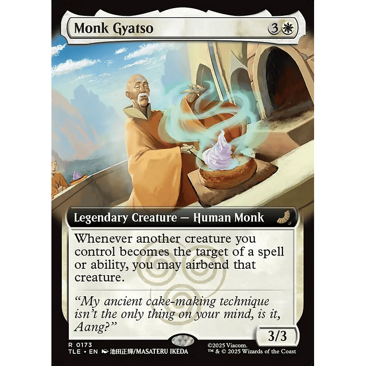Monk Gyatso (Extended Art foil) | Inglés | NM | TLE 1