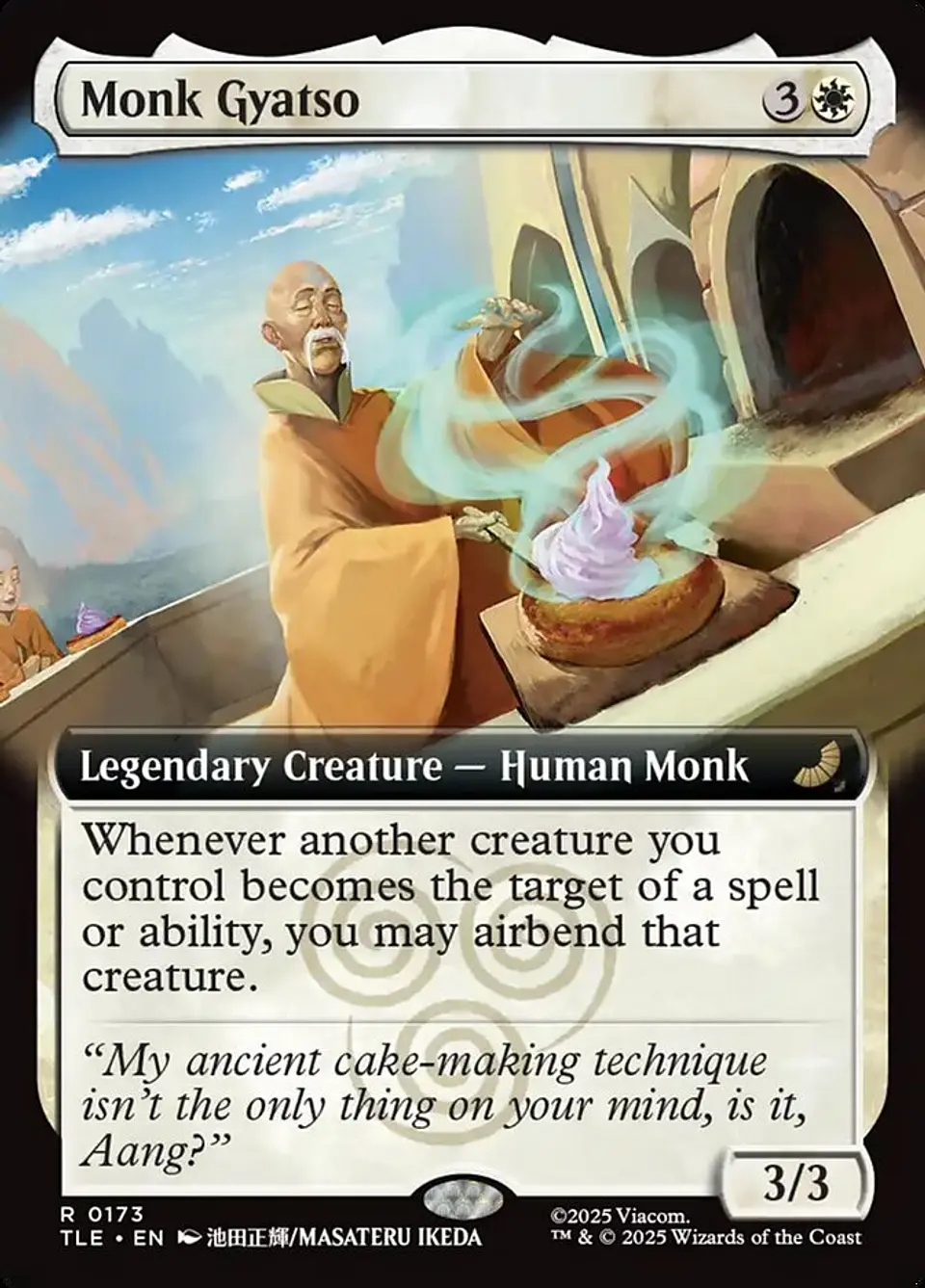 Monk Gyatso (Extended Art foil) | Inglés | NM | TLE 1