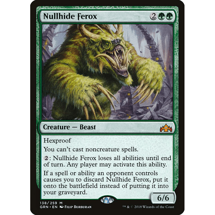 Nullhide Ferox | Inglés | NM | GRN 1