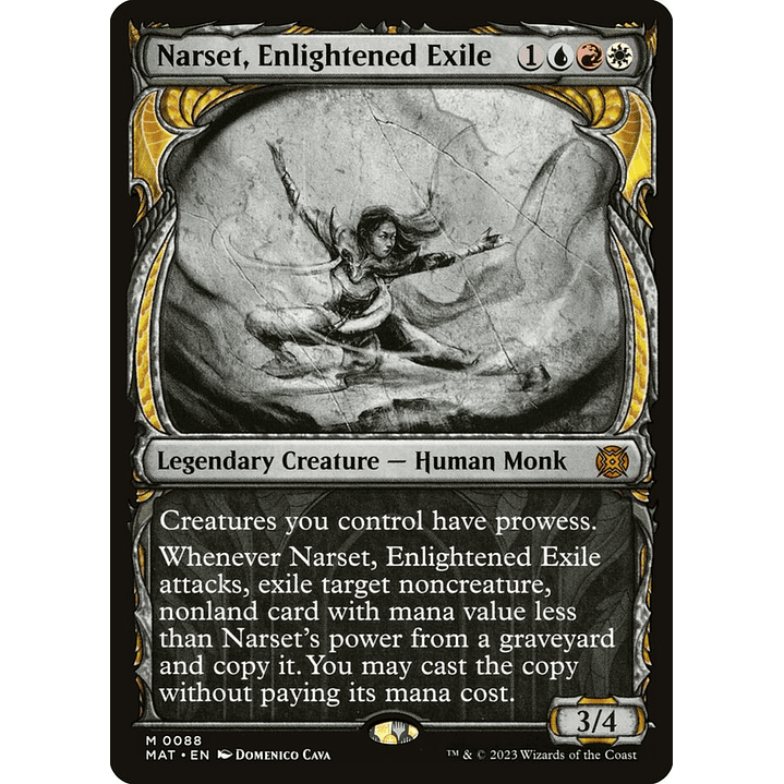 Narset, Enlightened Exile (Showcase foil) | Inglés | NM | MAT 1