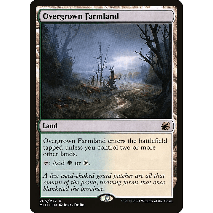 Overgrown Farmland (foil) | Inglés | NM | MID 1