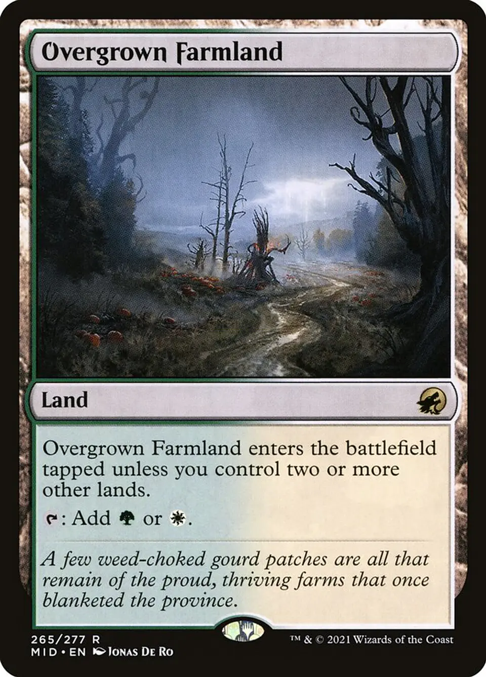 Overgrown Farmland (foil) | Inglés | NM | MID 1