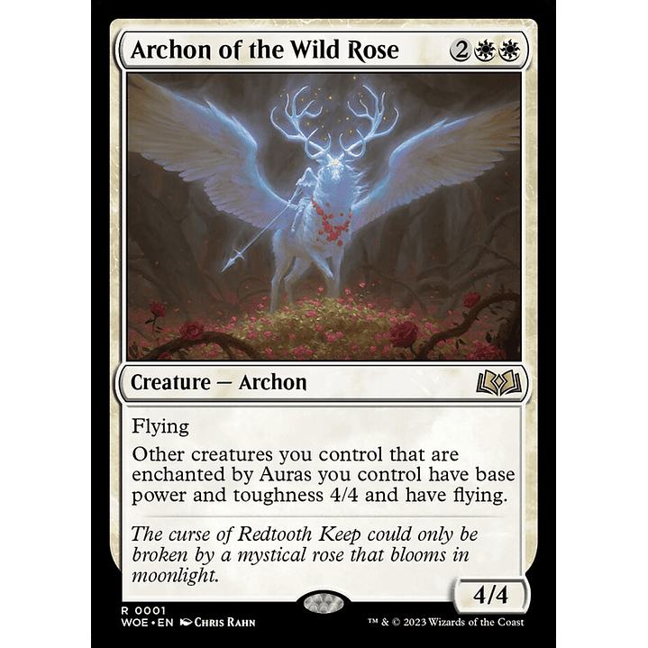 Archon of the Wild Rose (foil) | Inglés | NM | WOE 1
