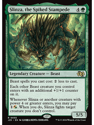 Slinza, the Spiked Stampede | Inglés | NM | J25