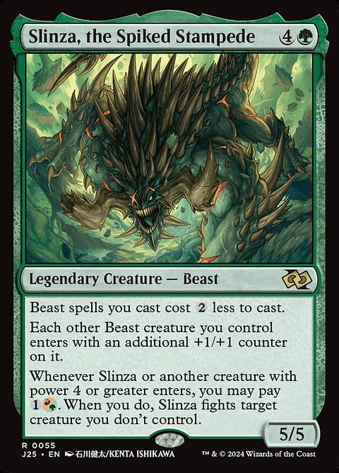 Slinza, the Spiked Stampede | Inglés | NM | J25