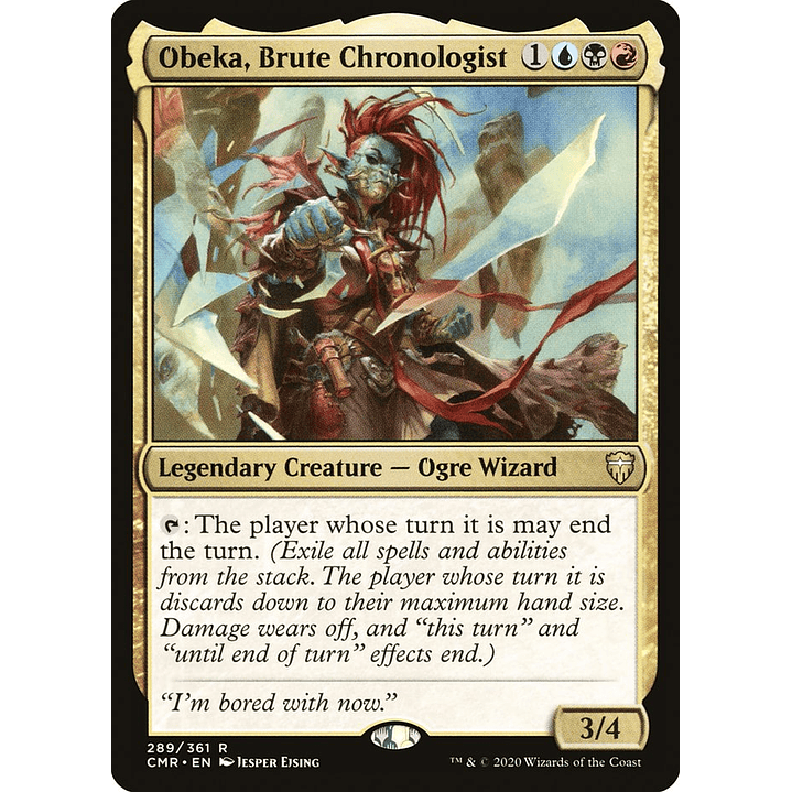 Obeka, Brute Chronologist | Inglés | NM | CMR 1