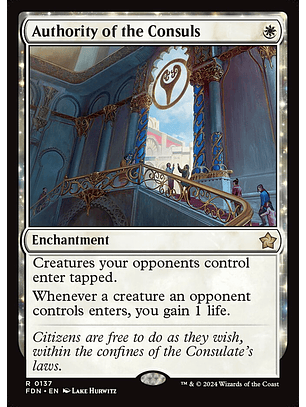 Authority of the Consuls | Inglés | NM | FDN