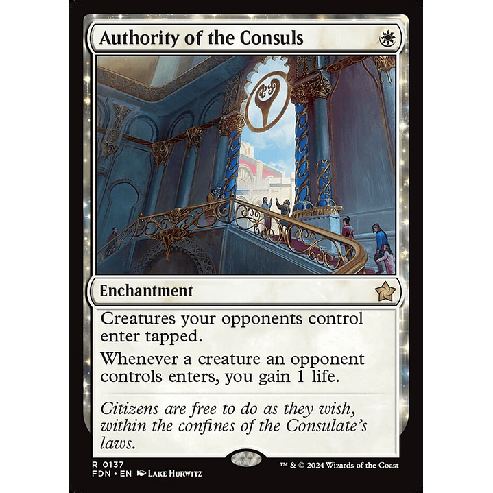 Authority of the Consuls | Inglés | NM | FDN 1