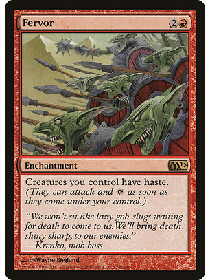 Fervor | Inglés | EX | M13