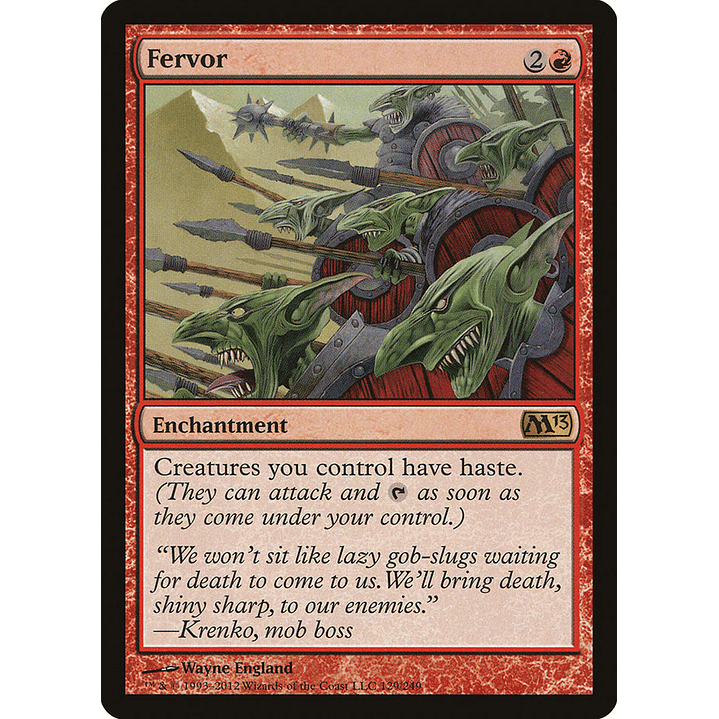 Fervor | Inglés | EX | M13 1