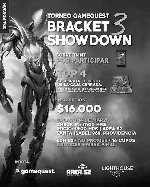 (Finalizado) GameQuest Bracket 3 Showdown (3ra Edición)