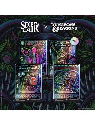 (Preventa) Secret Lair x Dungeons & Dragons: Black Lights & Dark Dungeons Foil Edition