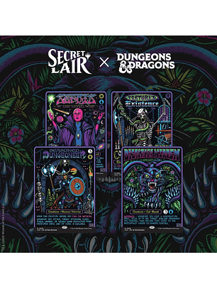 (Preventa) Secret Lair x Dungeons & Dragons: Black Lights & Dark Dungeons Non-Foil Edition