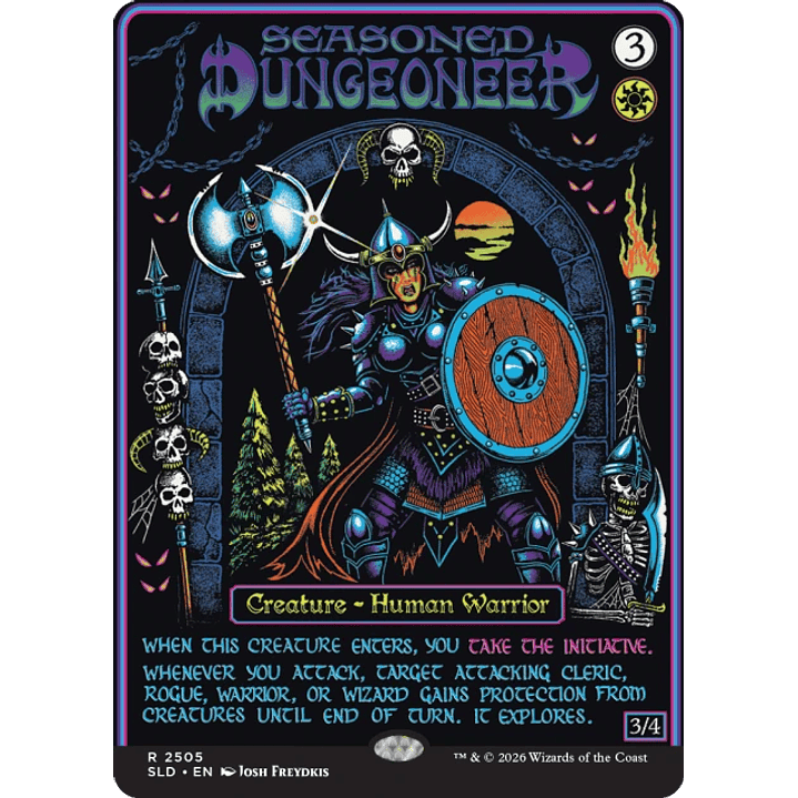 (Preventa) Secret Lair x Dungeons & Dragons: Black Lights & Dark Dungeons Non-Foil Edition 2
