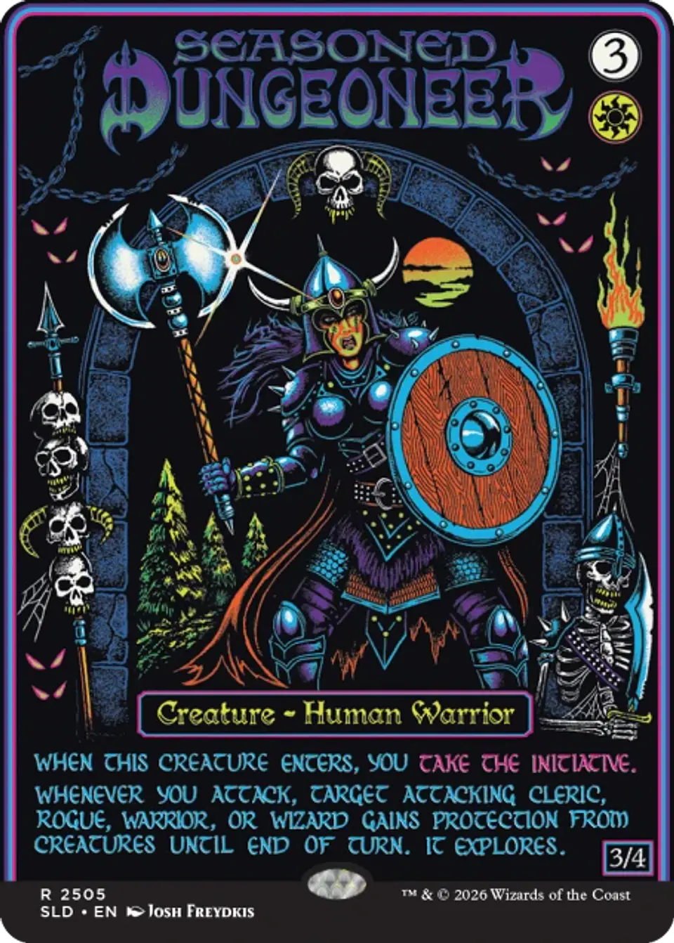 (Preventa) Secret Lair x Dungeons & Dragons: Black Lights & Dark Dungeons Non-Foil Edition 2