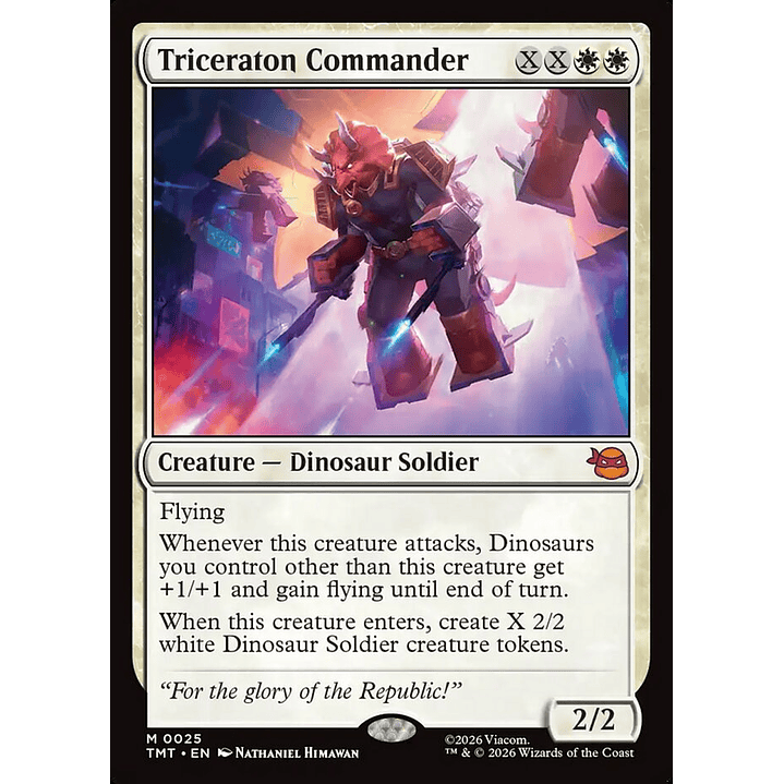 Triceraton Commander (foil) | Inglés | NM | TMT 1