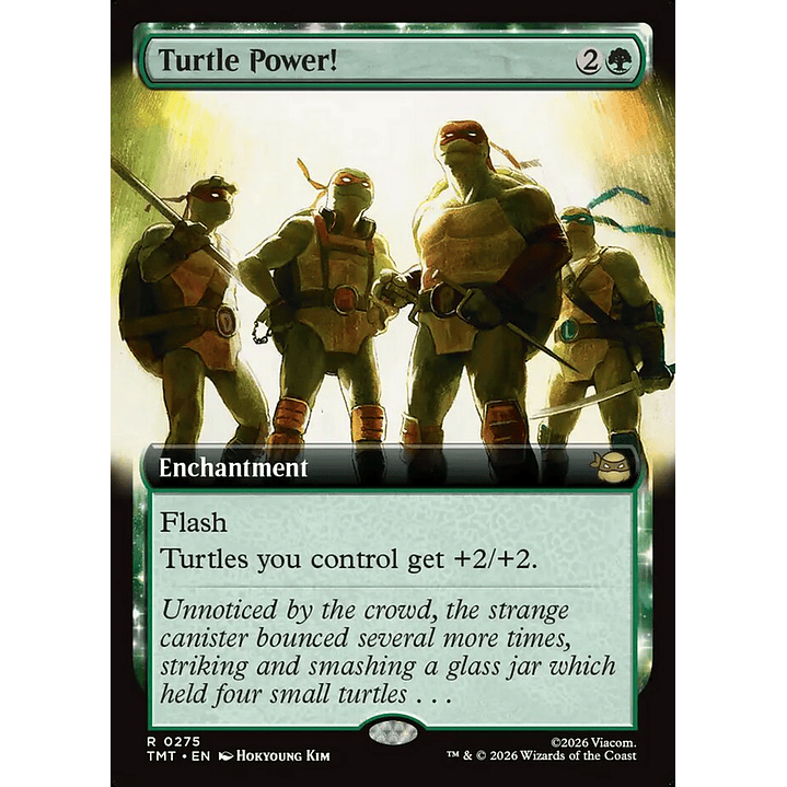 Turtle Power! (Extended Art foil) | Inglés | NM | TMT 1