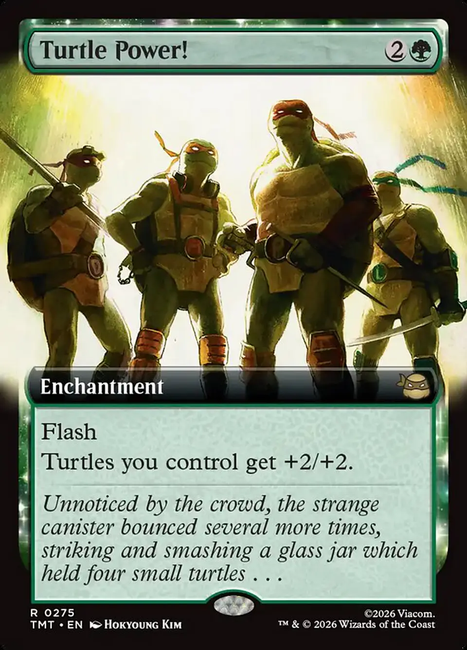 Turtle Power! (Extended Art foil) | Inglés | NM | TMT 1