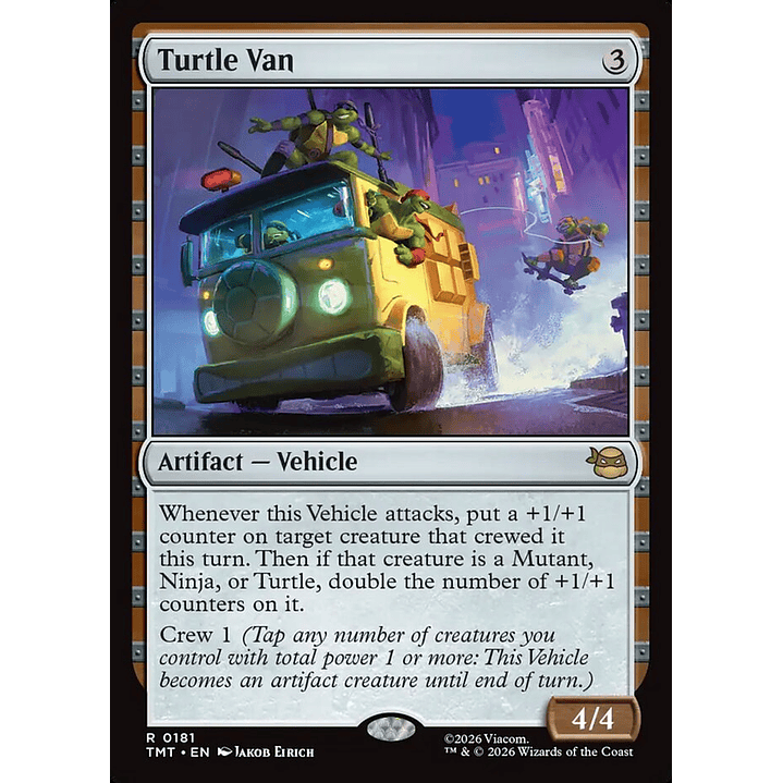 Turtle Van (foil) | Inglés | NM | TMT 1