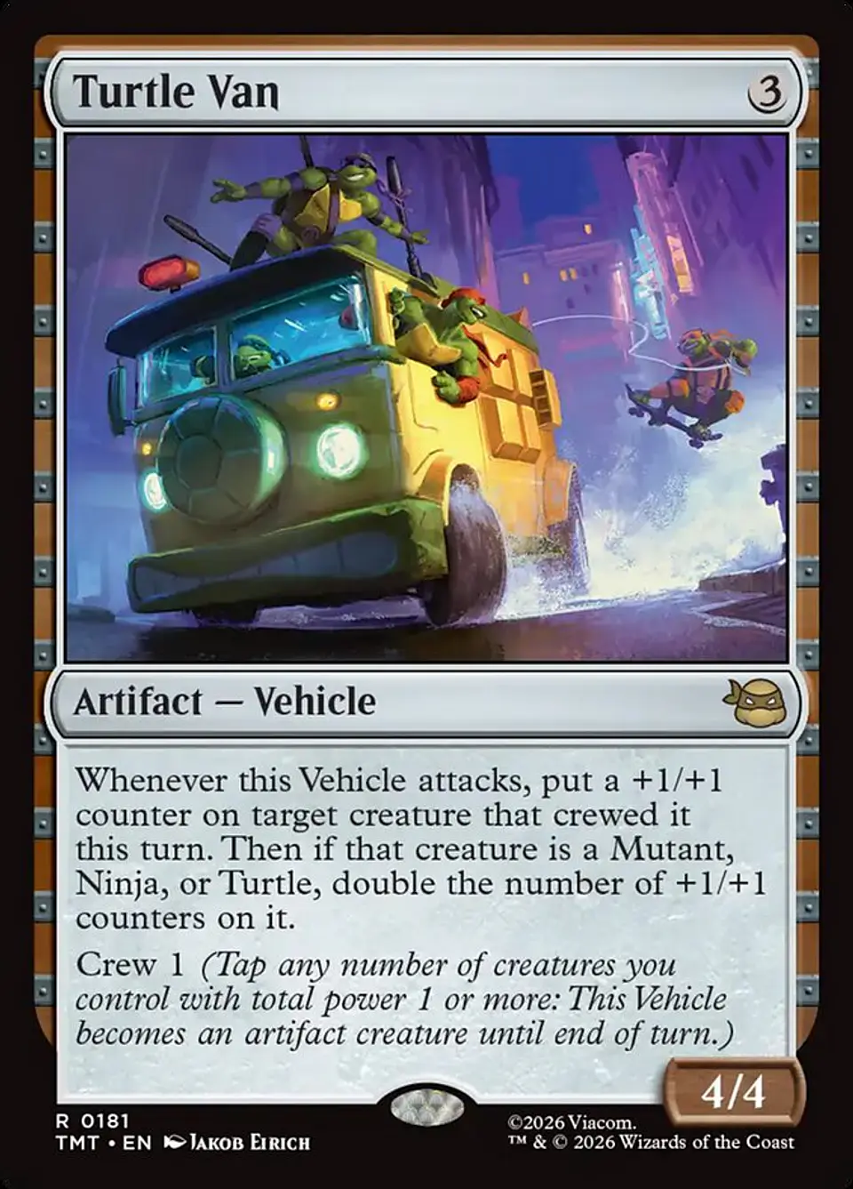 Turtle Van (foil) | Inglés | NM | TMT 1