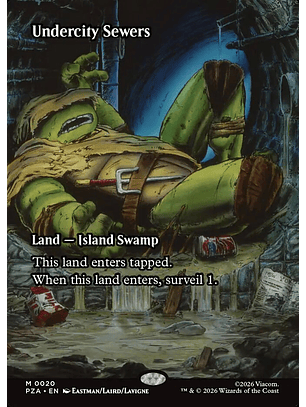 Undercity Sewers (Borderless) | Inglés | NM | PZA