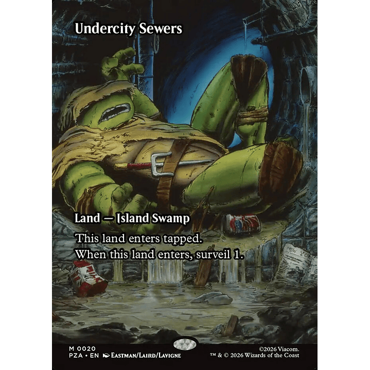 Undercity Sewers (Borderless) | Inglés | NM | PZA 1