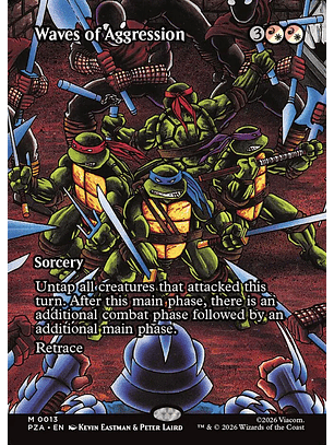 Waves of Aggression (Borderless) | Inglés | NM | PZA