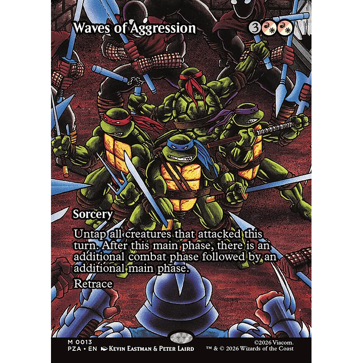 Waves of Aggression (Borderless) | Inglés | NM | PZA 1