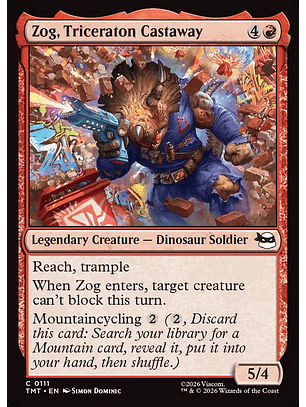 Zog, Triceraton Castaway | Inglés | NM | TMT