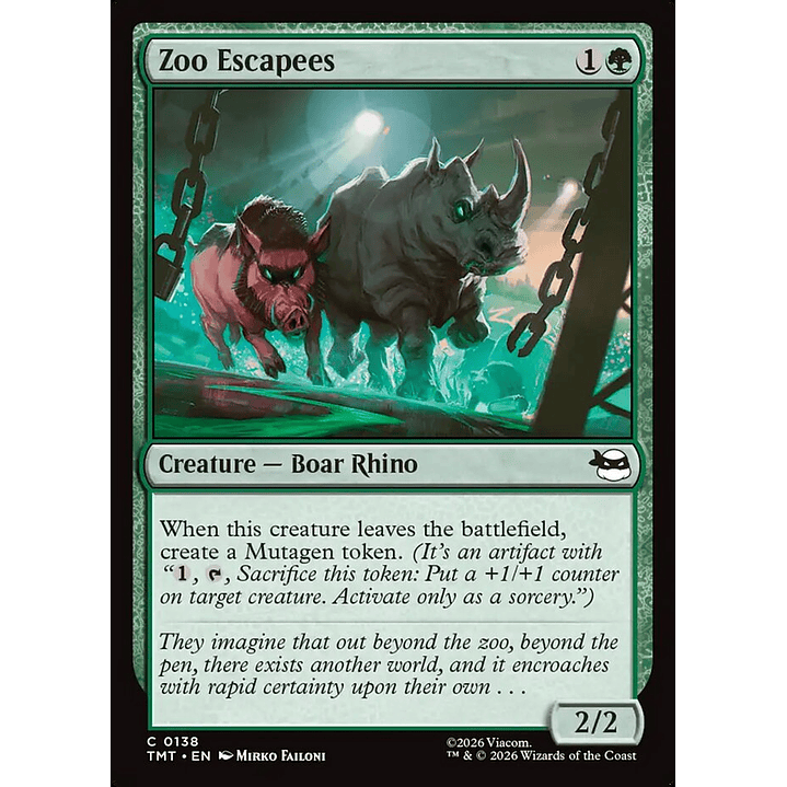Zoo Escapees | Inglés | NM | TMT 1