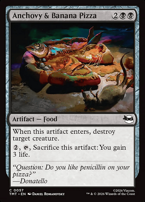 Anchovy & Banana Pizza (foil) | Inglés | NM | TMT