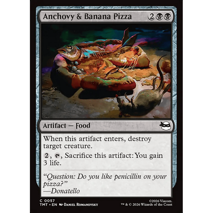 Anchovy & Banana Pizza | Inglés | NM | TMT 1