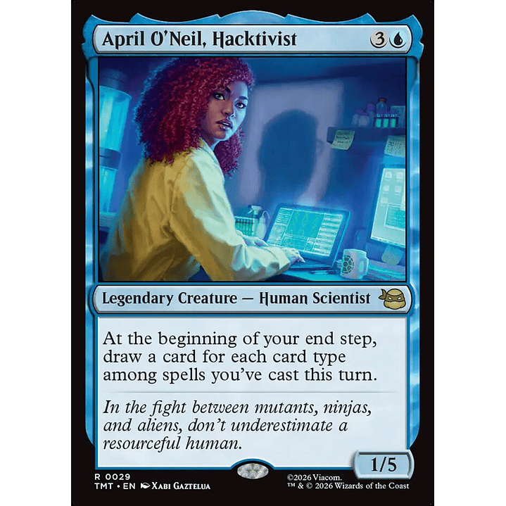 April O'Neil, Hacktivist (foil) | Inglés | NM | TMT 1