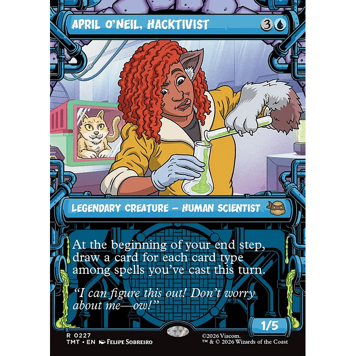 April O'Neil, Hacktivist (Showcase) | Inglés | NM | TMT 1