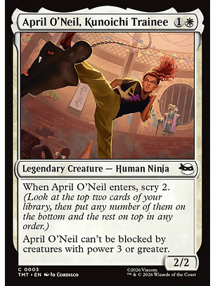 April O'Neil, Kunoichi Trainee | Inglés | NM | TMT