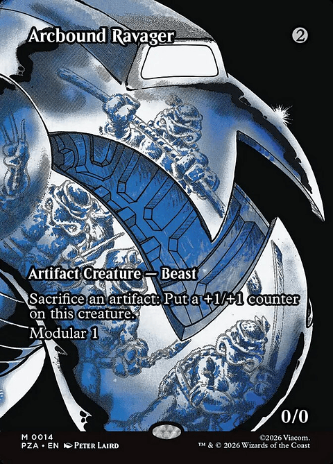 Arcbound Ravager (Borderless foil) | Inglés | NM | PZA
