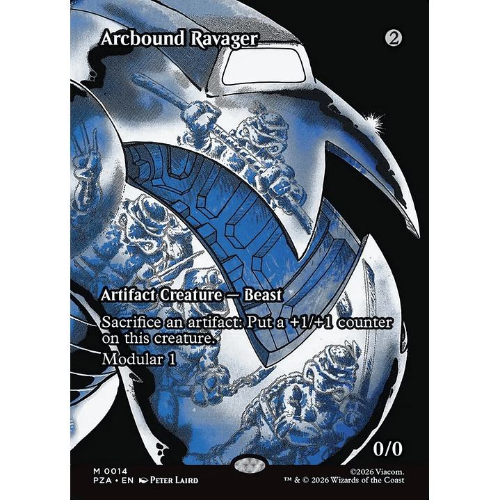 Arcbound Ravager (Borderless foil) | Inglés | NM | PZA 1