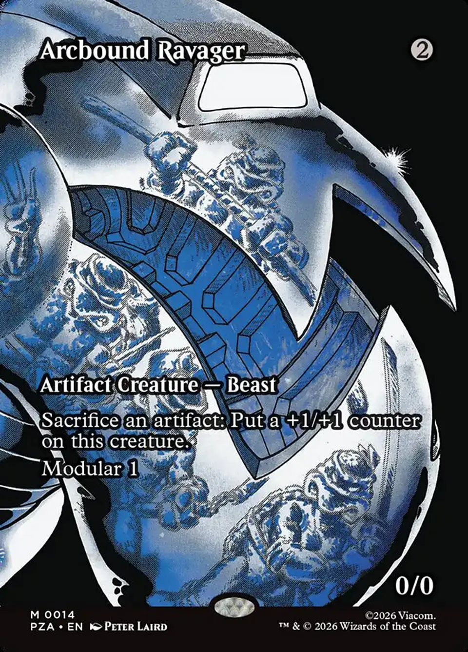 Arcbound Ravager (Borderless foil) | Inglés | NM | PZA 1