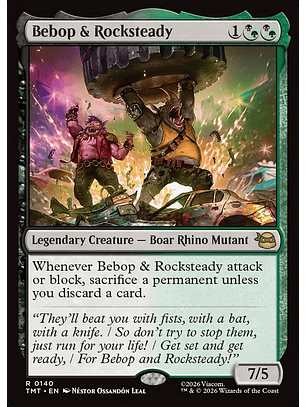 Bebop & Rocksteady (foil) | Inglés | NM | TMT