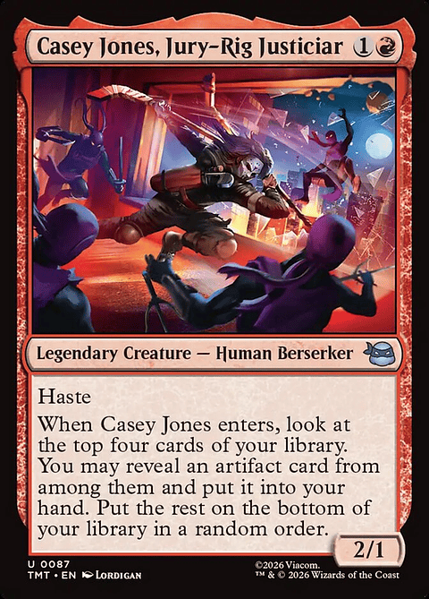 Casey Jones, Jury-Rig Justiciar (foil) | Inglés | NM | TMT