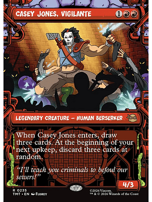 Casey Jones, Vigilante (Showcase foil) | Inglés | NM | TMT