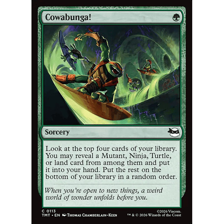 Cowabunga! (foil) | Inglés | NM | TMT 1