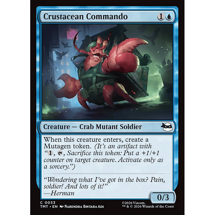 Crustacean Commando | Inglés | NM | TMT 1