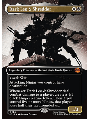 Dark Leo & Shredder (Borderless) | Inglés | NM | TMT