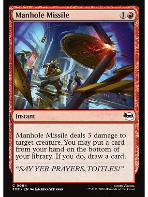 Manhole Missile | Inglés | NM | TMT