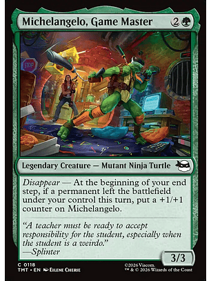 Michelangelo, Game Master | Inglés | NM | TMT