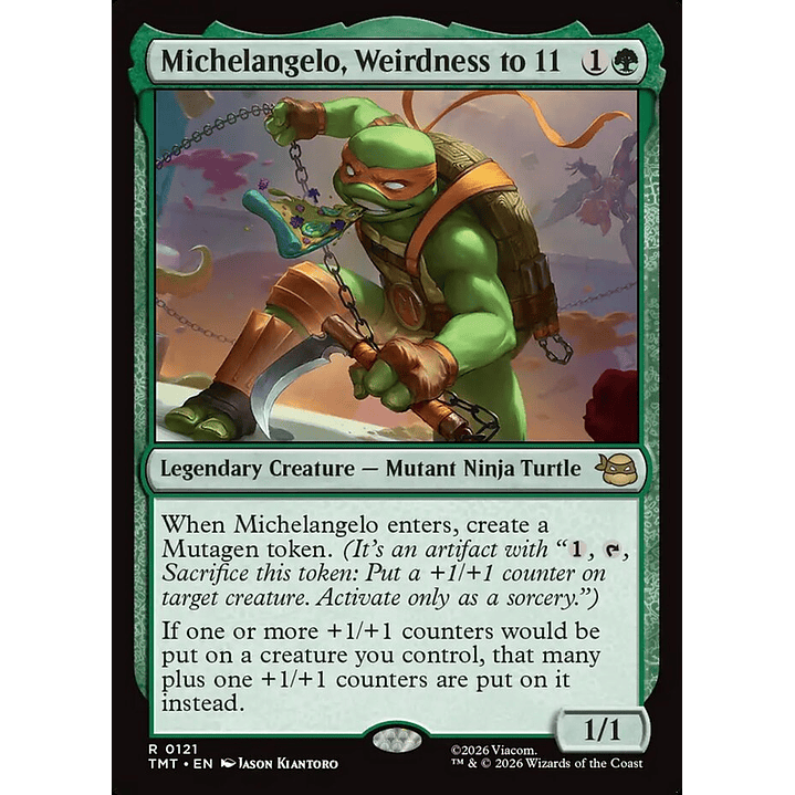 Michelangelo, Weirdness to 11 | Inglés | NM | TMT 1
