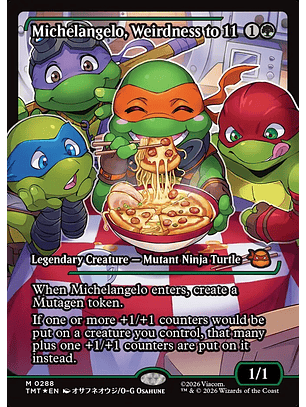 Michelangelo, Weirdness to 11 (foil) | Inglés | NM | TMT