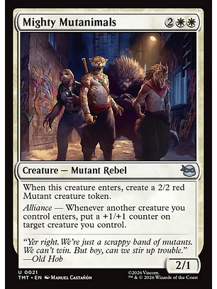 Mighty Mutanimals (foil) | Inglés | NM | TMT