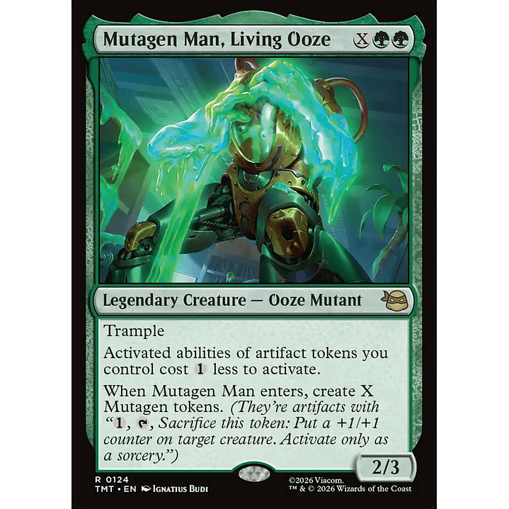 Mutagen Man, Living Ooze (foil) | Inglés | NM | TMT 1